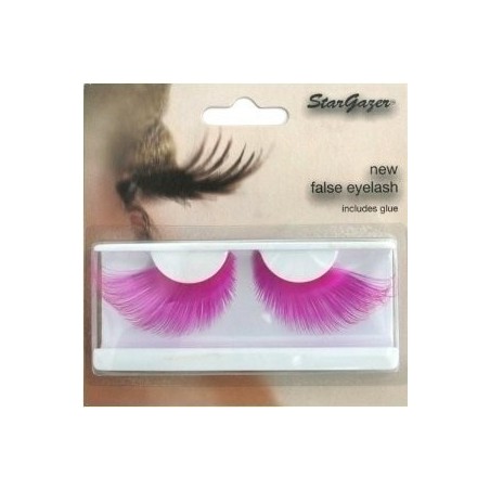 Stargazer Wiederverwendbare falsche Wimpern Helles Neonpink 68