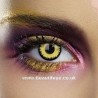 Yellow Black Werewolf Wolf Contact Lenses