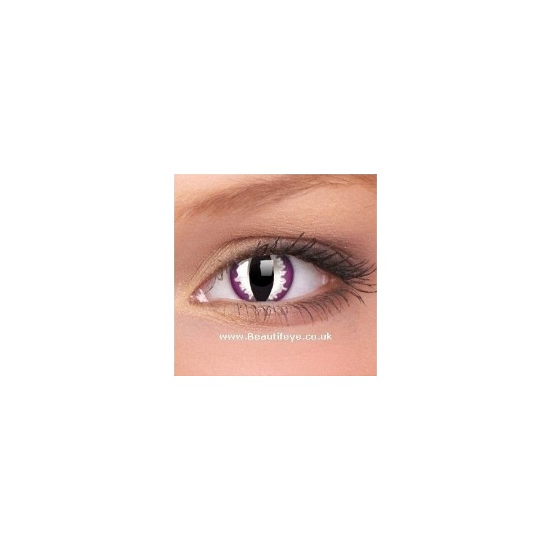 ColourVue Purple Dragon Crazy Colour Contact Lenses (3 Month Wear)