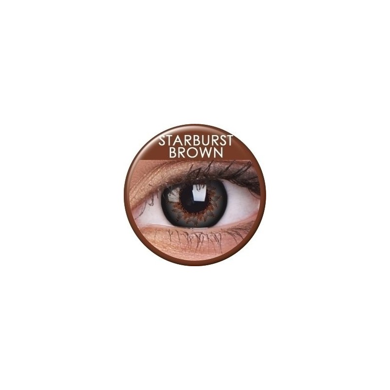 Starburst Brown Coloured Contact Lenses (90 Day)