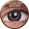 Starburst Brown Coloured Contact Lenses (90 Day)