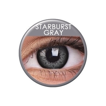 Starburst Grey Coloured Contact Lenses (90 Day)