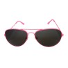 Neonpinke Pilotensonnenbrille, Einheitsgröße, UV400-Schutz