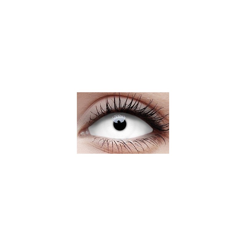 ColourVue Snow Witch White Sclera Vollaugen-Kontaktlinsen, 22 mm (6 Monate)