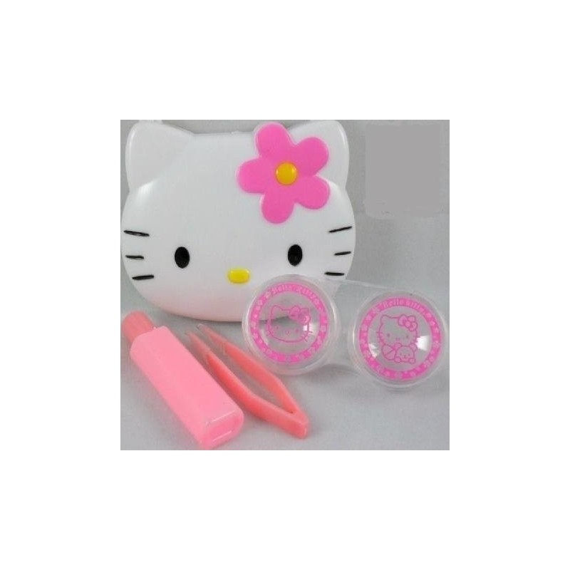 Hello Kitty Linsen-Reiseset, ideal für farbige Kontaktlinsen