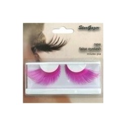 Stargazer Wiederverwendbare falsche Wimpern Helles Neonpink 68