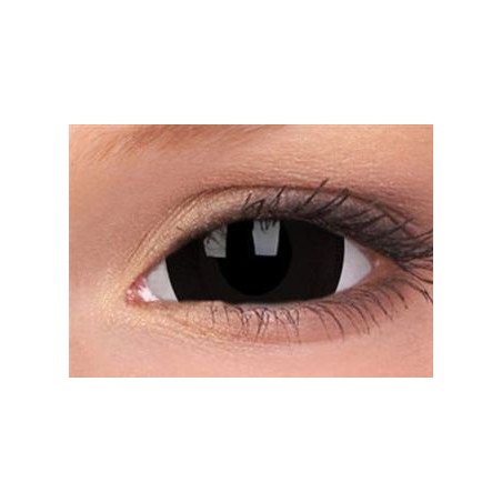 ColourVue Black Titan Mini Sclera 17mm Coloured Contact Lenses (1 Year)