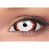 ColourVue Black Red White Minotaur Mini Sclera Coloured Contact Lenses (1 Year)