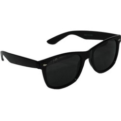 Retro Wayfarer Sonnenbrille in Schwarz UV400-Schutz