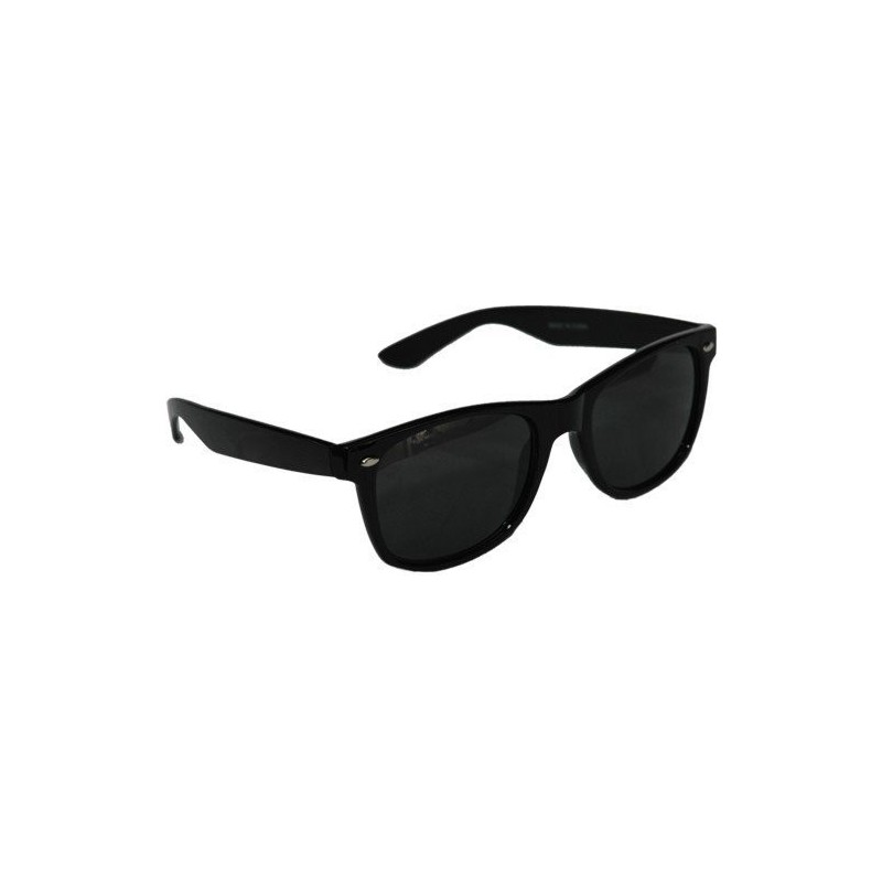 Retro Wayfarer Sonnenbrille in Schwarz UV400-Schutz