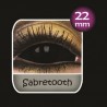 ColourVue Sabretooth Black Sclera Kontaktlinsen für das ganze Auge, 22 mm (6 Monate) und kostenloser Linsenbehälter