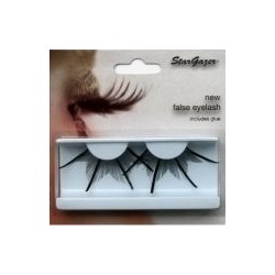 Stargazer Reusable False Eyelashes Extra Long Black with Gold 74