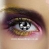 EDIT Alchemy Hear See Speak No Evil Skull Crazy Contact Lenses