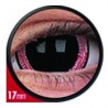 ColourVue Ravenous  Black Red Mini Sclera Coloured Contact Lenses (1 Year)