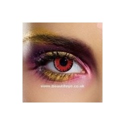 Twilight Volturi Red Blast Black Wolf Contact Lenses