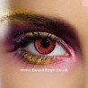 Twilight Volturi Red Blast Black Wolf Contact Lenses