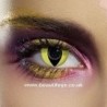 Halloween Crazy Yellow Cat Eye Contact Lenses