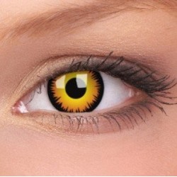 ColourVue Orange Werewolf Crazy Colour Contact Lenses (3 Month Wear)