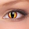 ColourVue Red Orange Dragon Eyes Crazy Colour Contact Lenses (3 MonthWear)