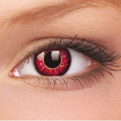 ColourVue Vampire Red Crazy Coloured Contact Lenses (3 Month Wear)