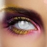 White Mesh Screen Halloween Crazy Contact Lenses