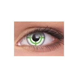 Green Target Crazy Colour Contact Lenses (1 Year)