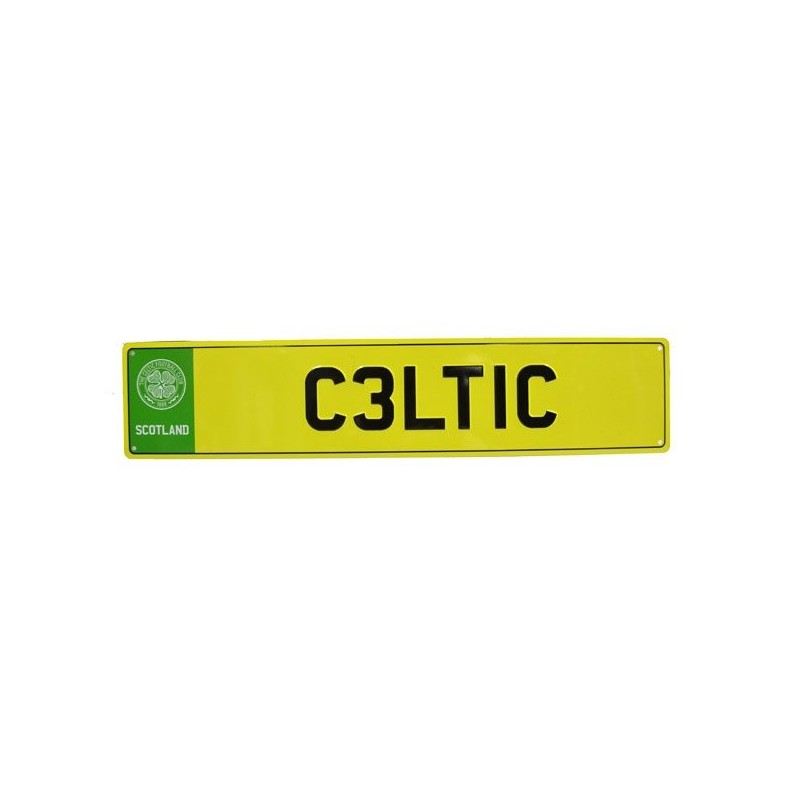 Celtic Number Plate Sign