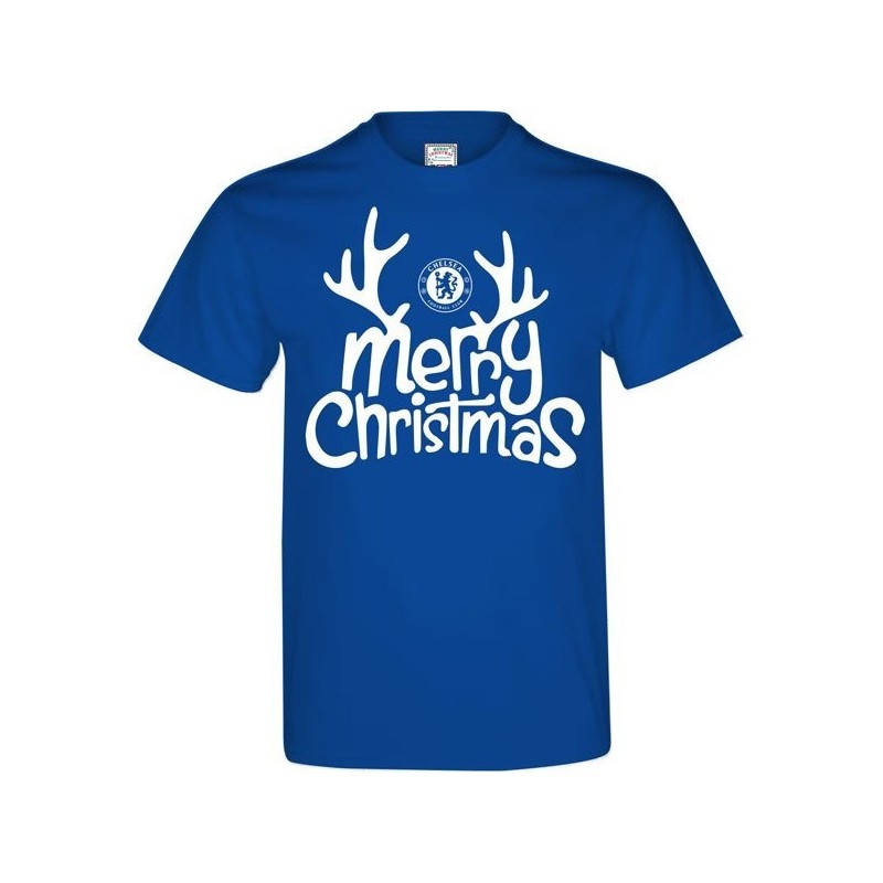 Chelsea Mens Merry Christmas T-Shirt - XL