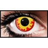 Yellow Red Fire Flame Eyez Crazy Coloured Contact Lenses (90 Days)