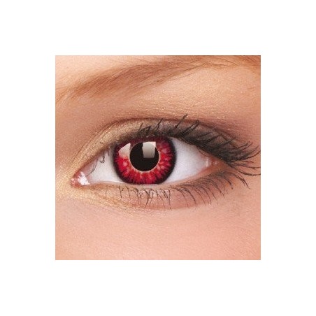 ColourVue Vampire Red Crazy Coloured Contact Lenses (3 Month Wear)