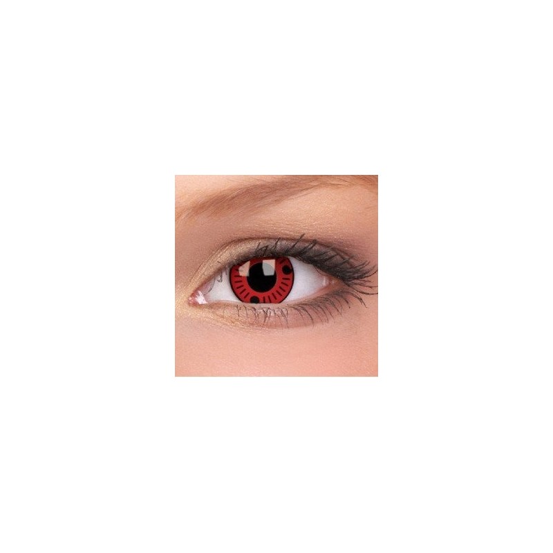 ColourVue Sasuke Sharingan Anime Crazy Coloured Contact Lenses (1 Year Wear)