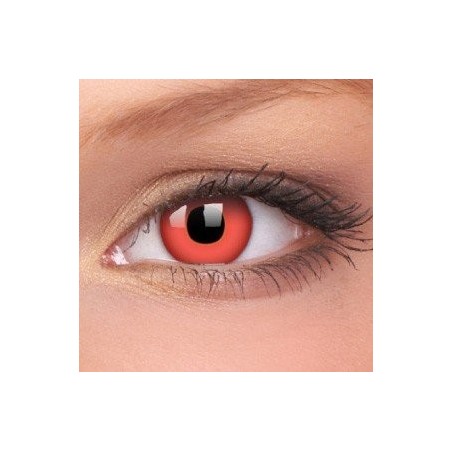 ColourVue Red Devil Block Crazy Colour Contact Lenses (3 Month Wear)