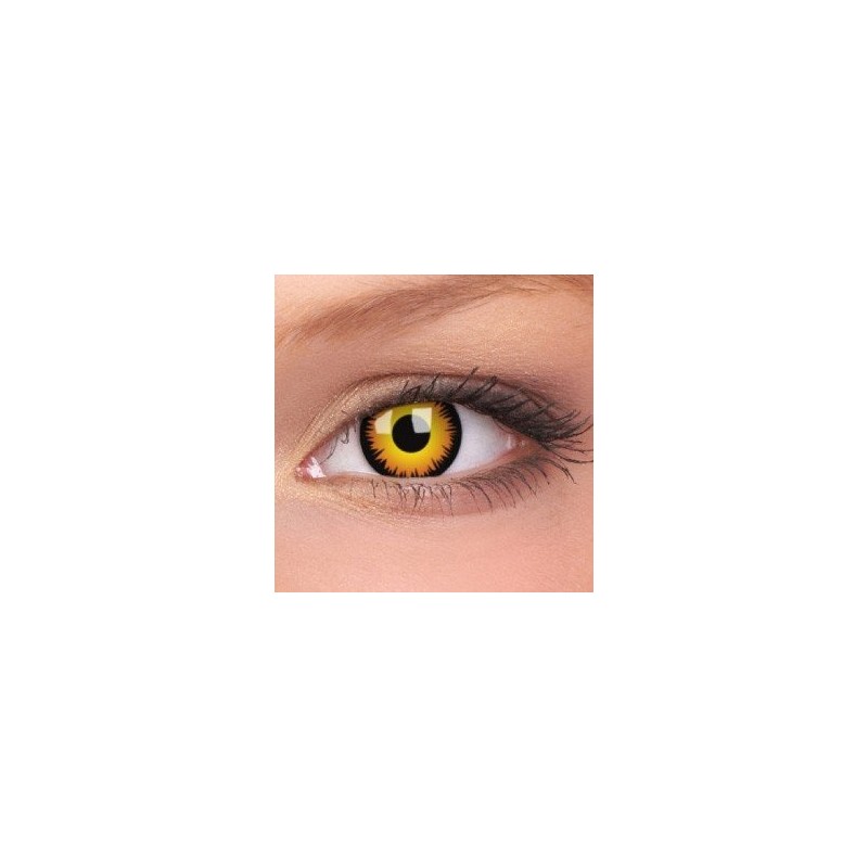 ColourVue Orange Werewolf Crazy Colour Contact Lenses (3 Month Wear)