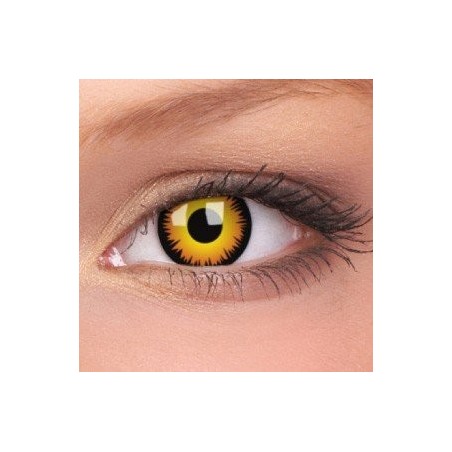 ColourVue Orange Werewolf Crazy Colour Contact Lenses (3 Month Wear)