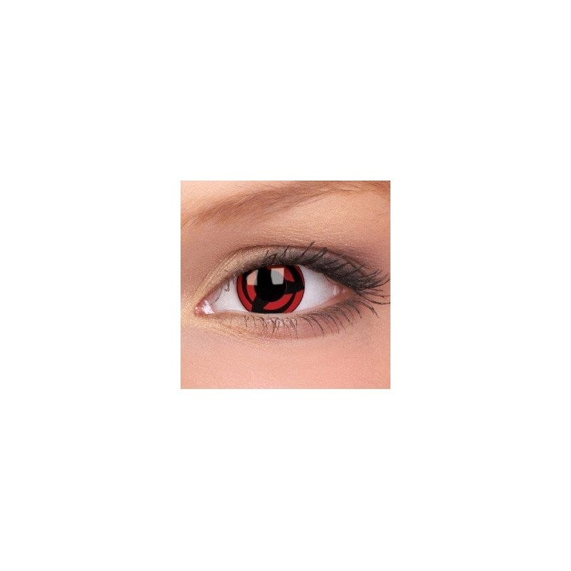 ColourVue Anime Kakashi Red Crazy Colour Contact Lenses (1 Year Wear)