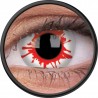 ColourVUE 1 Day Use Wild Blood Red White Crazy Halloween Coloured Contact Lenses