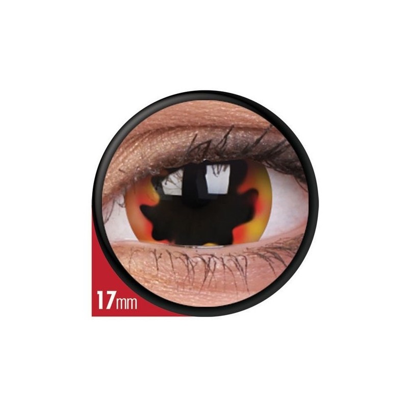 ColourVue Blackhole Sun Mini Sclera Coloured Contact Lenses (1 Year) 17mm