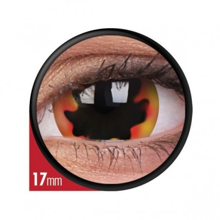 ColourVue Blackhole Sun Mini Sclera Coloured Contact Lenses (1 Year) 17mm