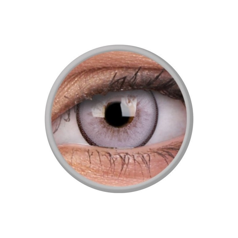 ColourVUE Lumina Bright Crystal Grey Natural Vibrant Coloured Contact Lenses (90 Day)