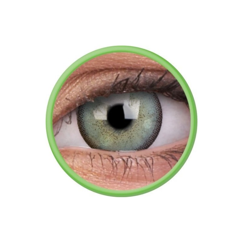 ColourVUE Lumina Dazzling Mint Green Natural Vibrant Coloured Contact Lenses (90 Day)