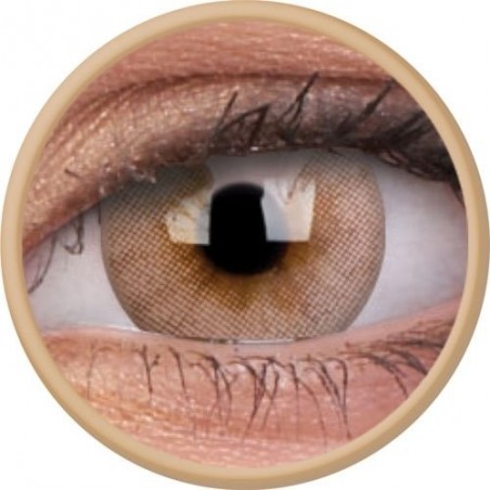 ColourVUE Fizzy Signature Brown One Tone Natural Light Hazel Contact lenses