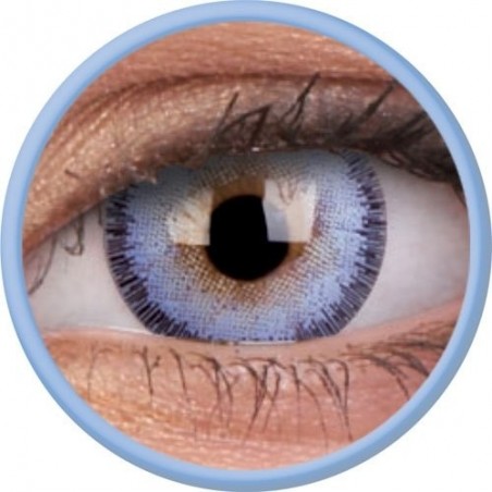 ColourVUE Fizzy Frozen Natural Vibrant Blue Coloured Contact Lenses