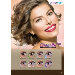 ColourVUE Cheerful Marble Grey Natural 2 Tone Coloured Contact Lenses