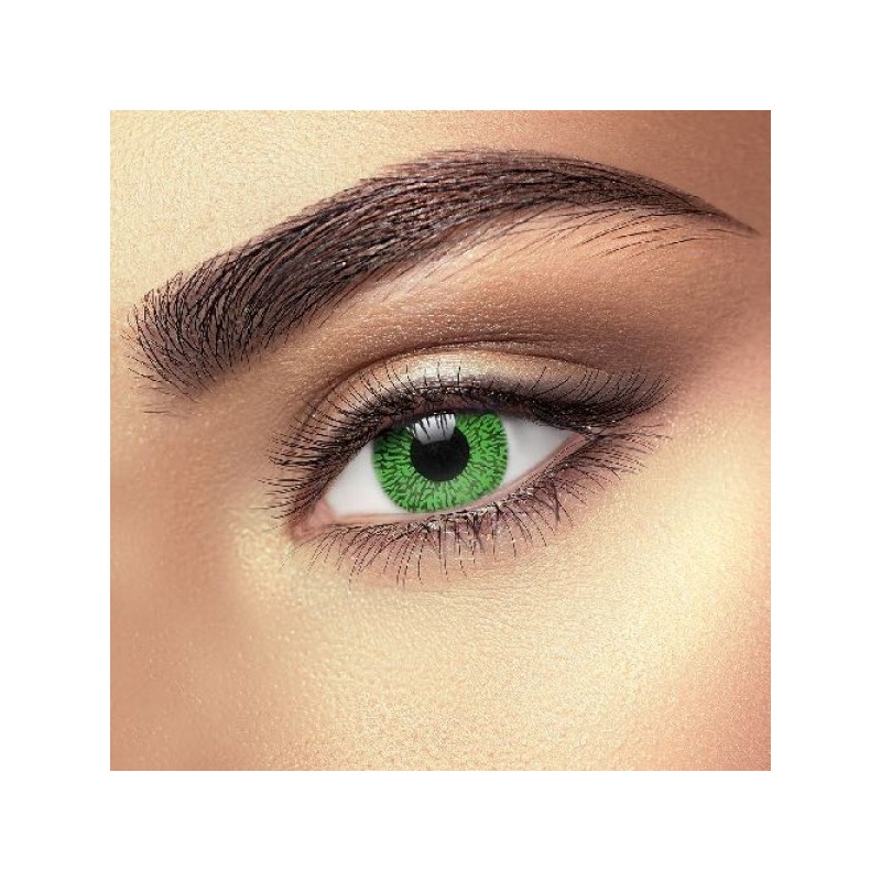 Eye Fusion Velvet Green 1 Tone Natürlich gefärbte Kontaktlinsen