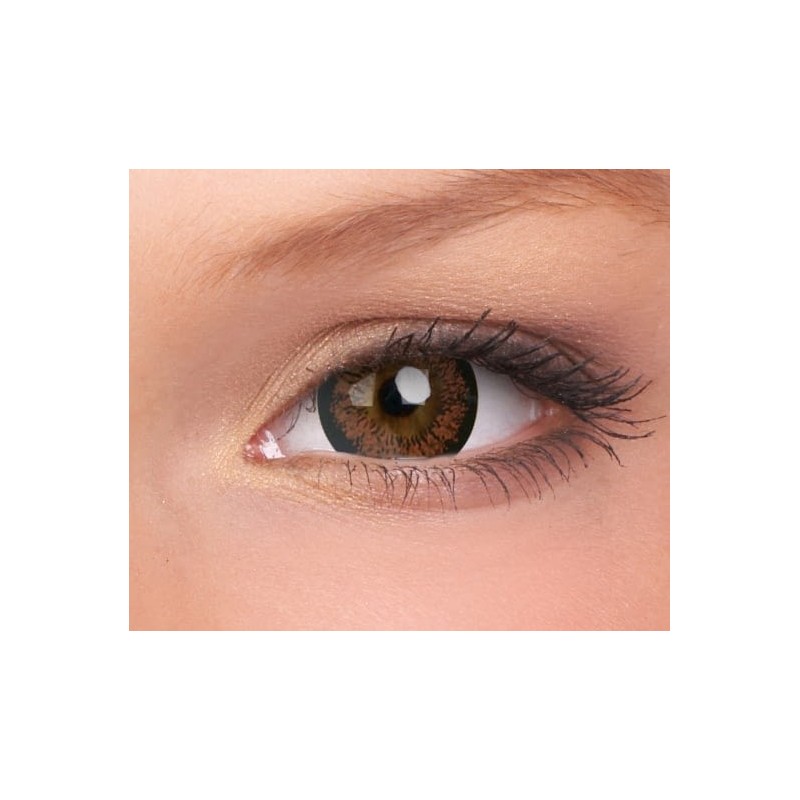 ColourVUE Sparkle Iced Coffee Brown Big Eye Lenses