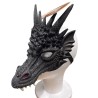  Halloween Black Dragon Head Fancy Dress Cosplay Masquerade 3D Costume Face Mask 