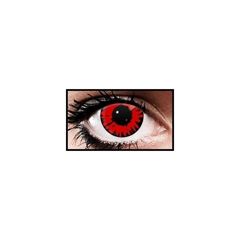 Twilight Volturi Red Vampire (Enchanted Black) Coloured Contact Lenses (90 Days)