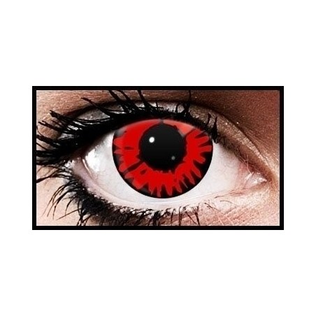 Twilight Volturi Red Vampire (Enchanted Black) Coloured Contact Lenses (90 Days)