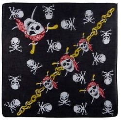  Halloween Gothic Skull Roses Biker Flame Unisex Pirate Bandana Head Neck Scarf