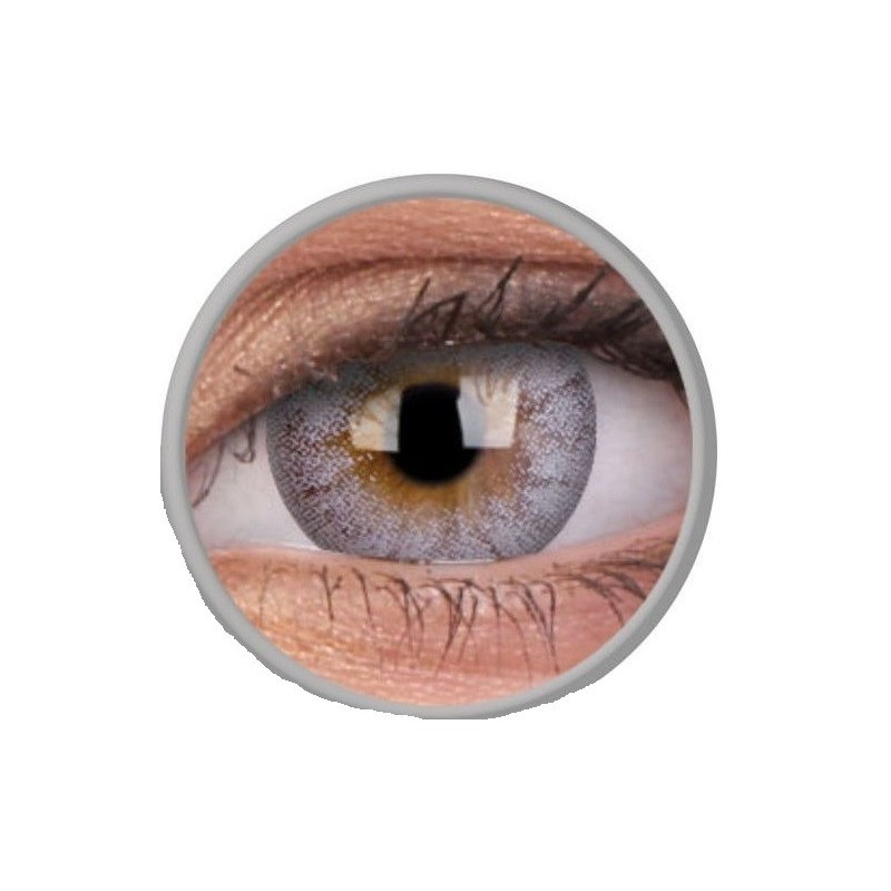 ColourVUE Cheerful Carbon Grey Natural 2 Tone Coloured Contact Lenses